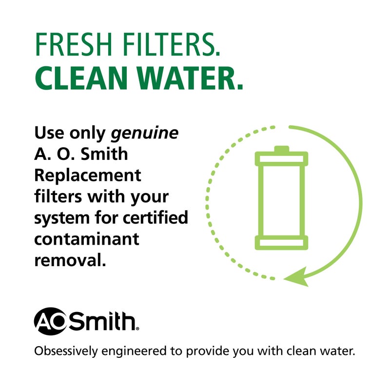 AO Smith 2.5"x10" 40 Micron Sediment Water Filter Replacement Cartridge - 2 Pack - For Whole House Filtration Systems - AO-WH-PRE-RPP2 - Image 3